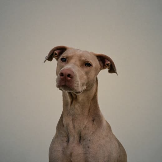 A dog sitting attentively, holding a steady sit